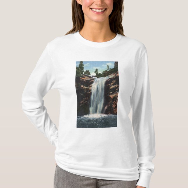 Colorado Springs, CO - Bridal Veil Falls T-Shirt (Front)