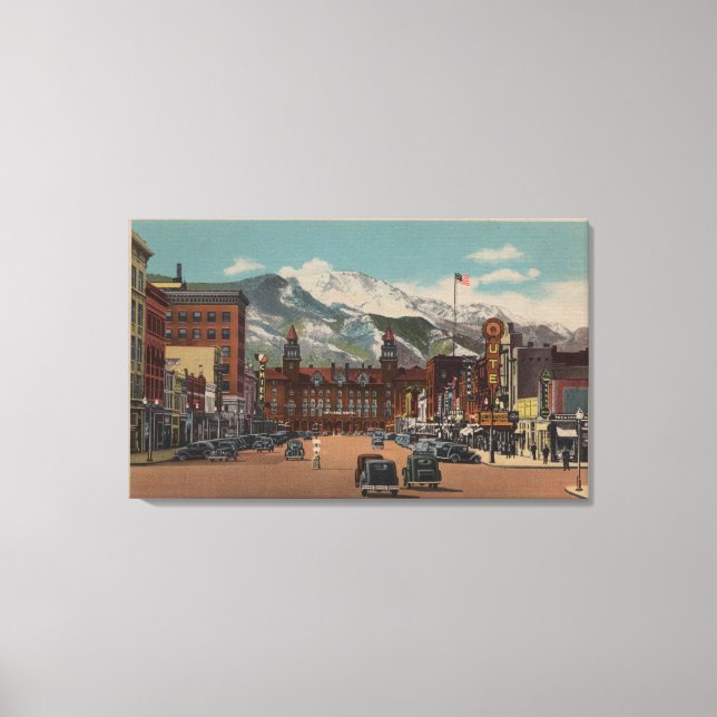 Colorado Springs, CO Canvas Print (Front)