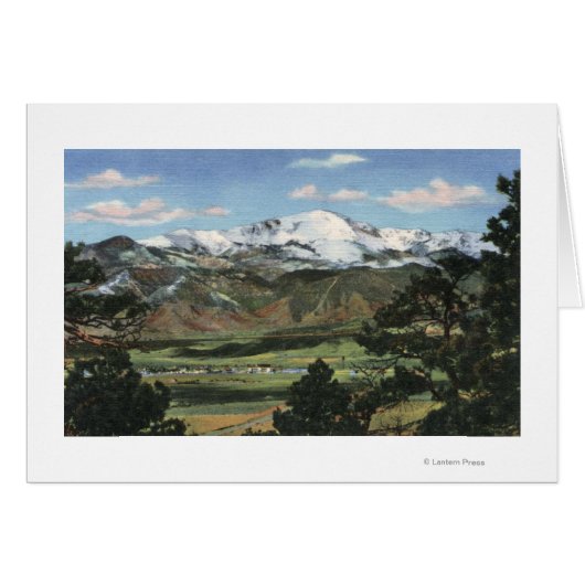 Colorado Springs, CO - Pikes Peak (Front Horizontal)