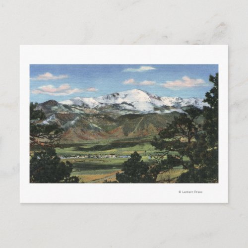 Colorado Springs CO _ Pikes Peak Postcard
