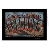 Colorado Springs, Colorado - Large Letter Scenes (Front Horizontal)