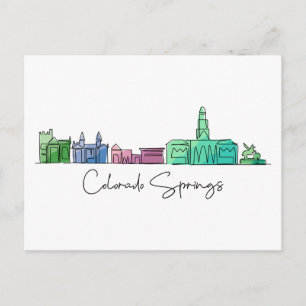 Colorado Springs COLORADO Postcard