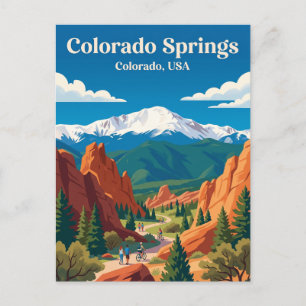 Colorado Springs Colorado Postcard