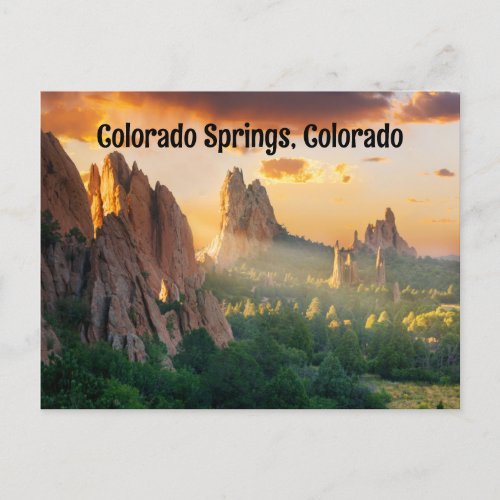Colorado Springs Colorado USA Postcard