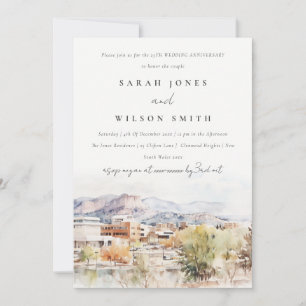 Colorado Springs, Colorado  Wedding Anniversary  Invitation