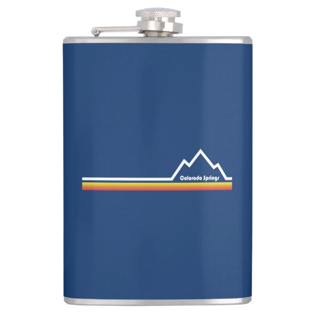 Colorado Springs Flask (Front)