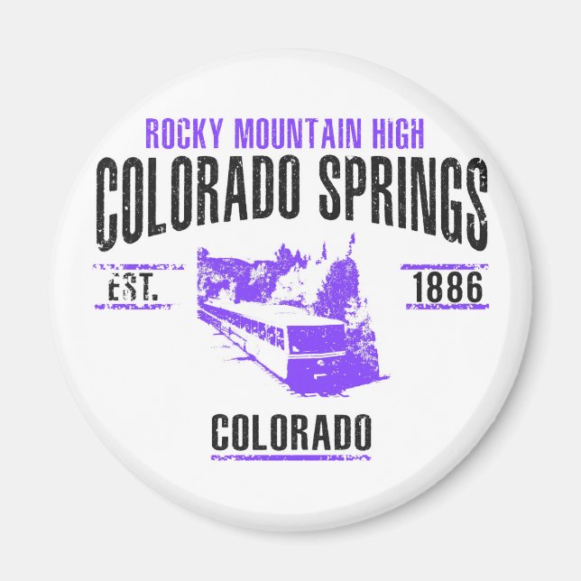 Colorado Springs Magnet (Front)