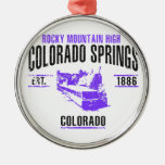 Colorado Springs Metal Ornament at Zazzle