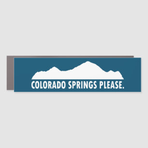 Colorado Springs Please Car Magnet