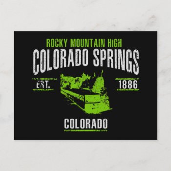 Colorado Springs Postcard by KDRTRAVEL at Zazzle
