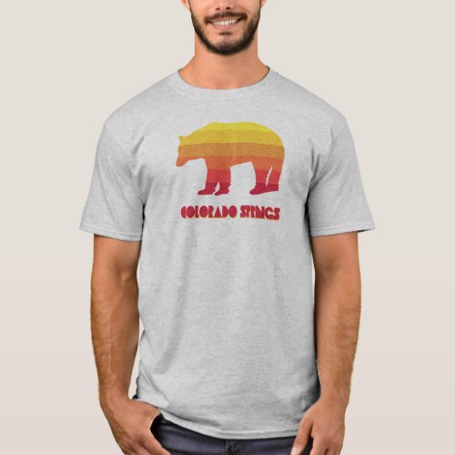 Colorado Springs Rainbow Bear T_Shirt
