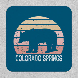 Colorado Springs Retro Bear Patch