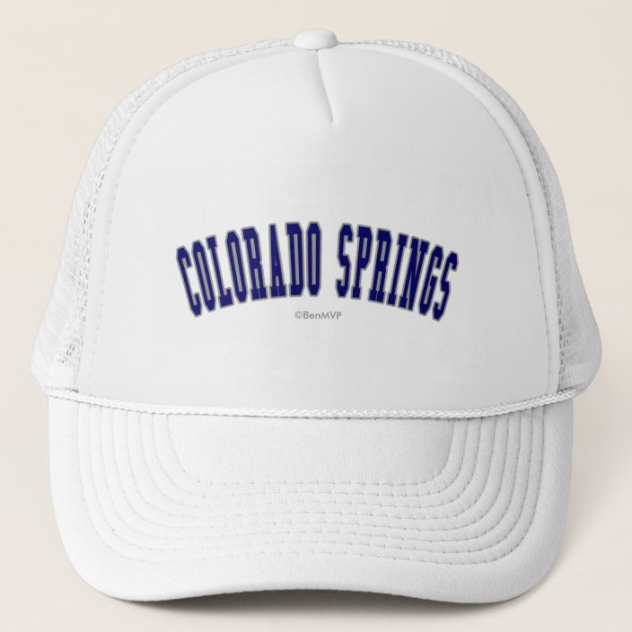 Colorado Springs Trucker Hat
