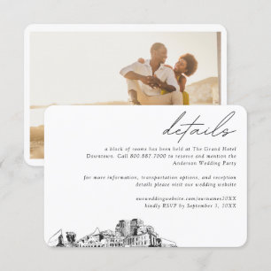 Colorado Springs Wedding Hotel Room Block Details Enclosure Card