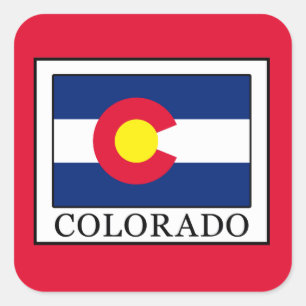 Colorado Square Sticker