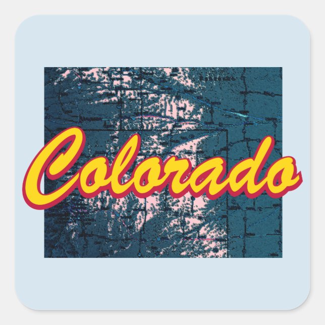 Colorado Square Sticker (Front)