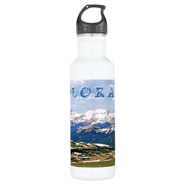 Colorado Stainless Steel Water Bottle (Front)