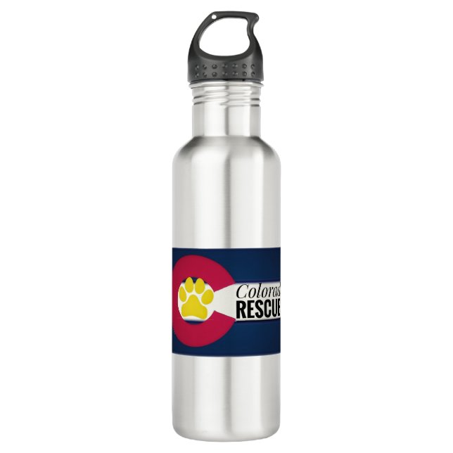 Colorado Stainless Steel Water Bottle (Front)