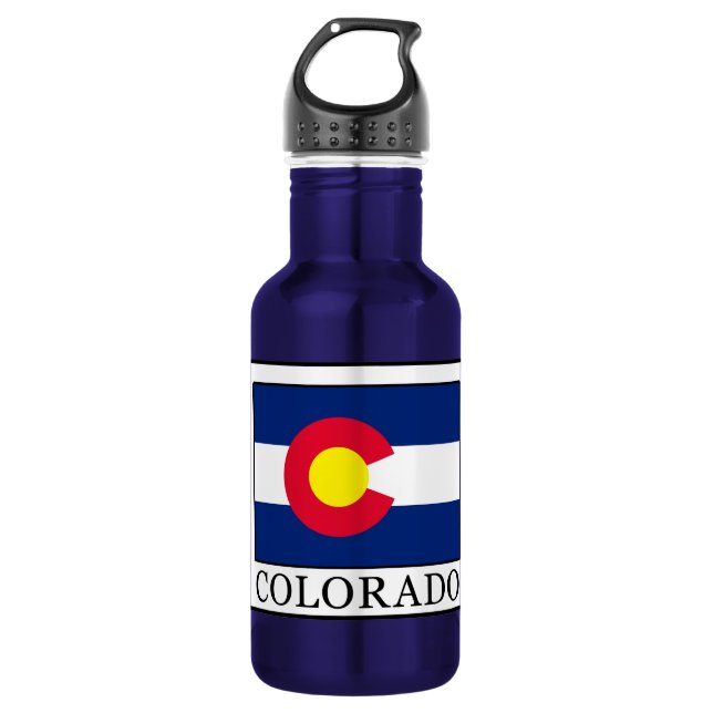 Colorado Stainless Steel Water Bottle (Front)