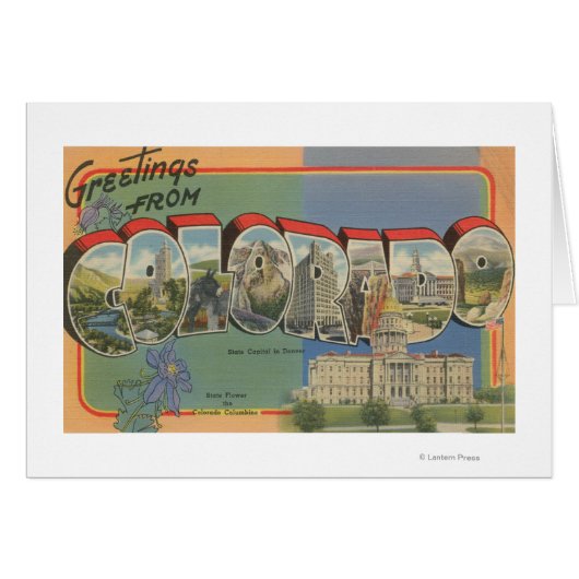 Colorado (State Capital Scene) Cards (Front Horizontal)