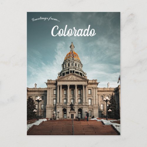 Colorado State Capitol Building Denver Colorado Postcard