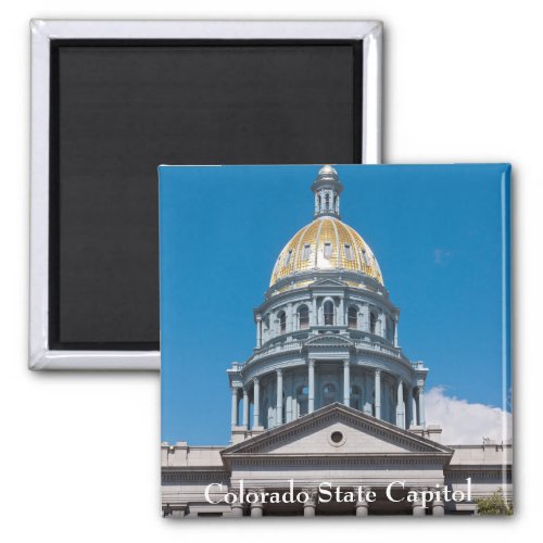 Colorado State Capitol Dome and Portico Magnet