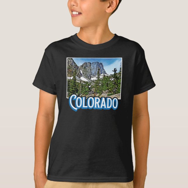 Colorado State - Colorado Mountains T-Shirt (Front)