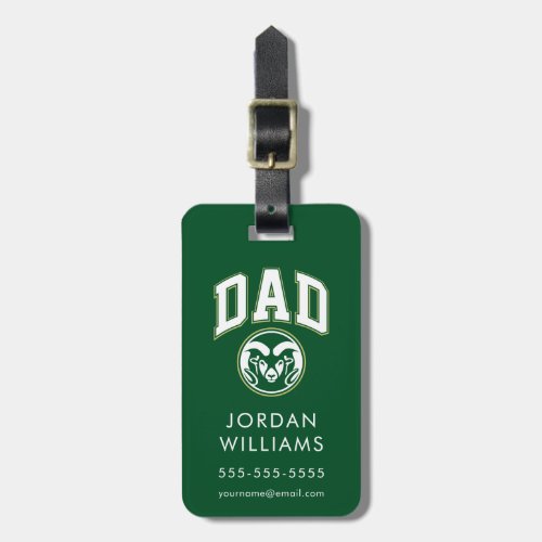 Colorado State Dad Luggage Tag