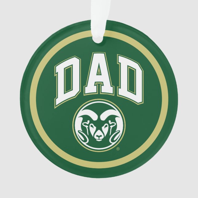Colorado State Dad Ornament (Front)