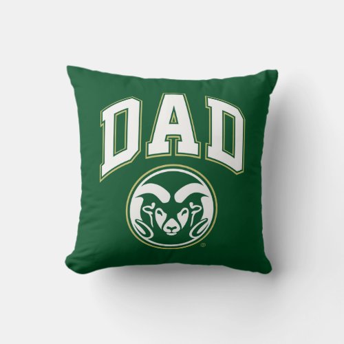 Colorado State Dad Throw Pillow