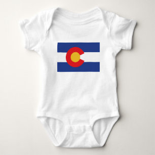 Colorado State Flag Baby Bodysuit