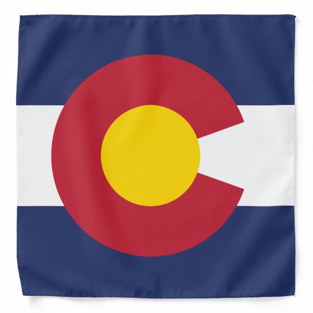 Colorado State Flag Bandana (Front)
