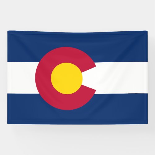 Colorado State Flag Banner