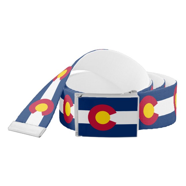 Colorado State Flag Belt (Snake)