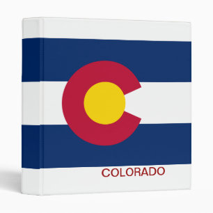 Colorado State Flag Binder