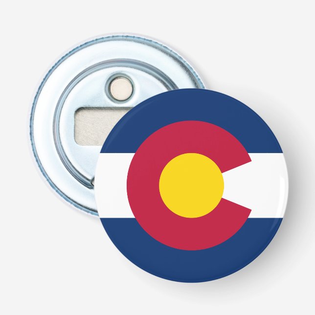 Colorado State Flag Bottle Opener (Front)