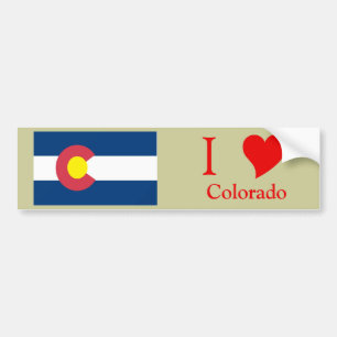 Colorado State Flag Bumper Sticker
