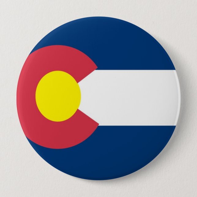 Colorado State Flag Button (Front)