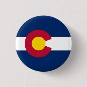 Colorado State Flag Button