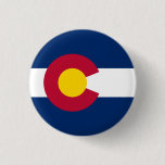 Colorado State Flag Button