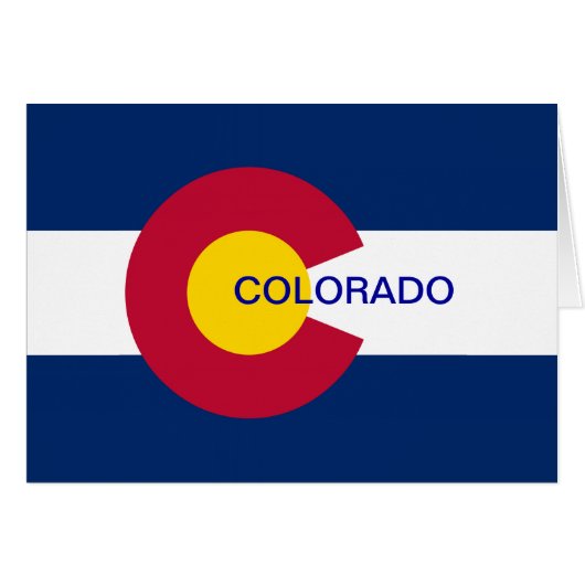 Colorado State Flag Cards (Front Horizontal)
