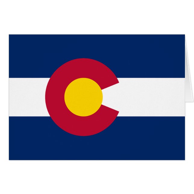 Colorado State Flag Cards (Front Horizontal)