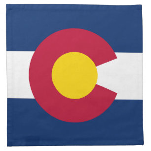 Colorado State Flag Cloth Napkin