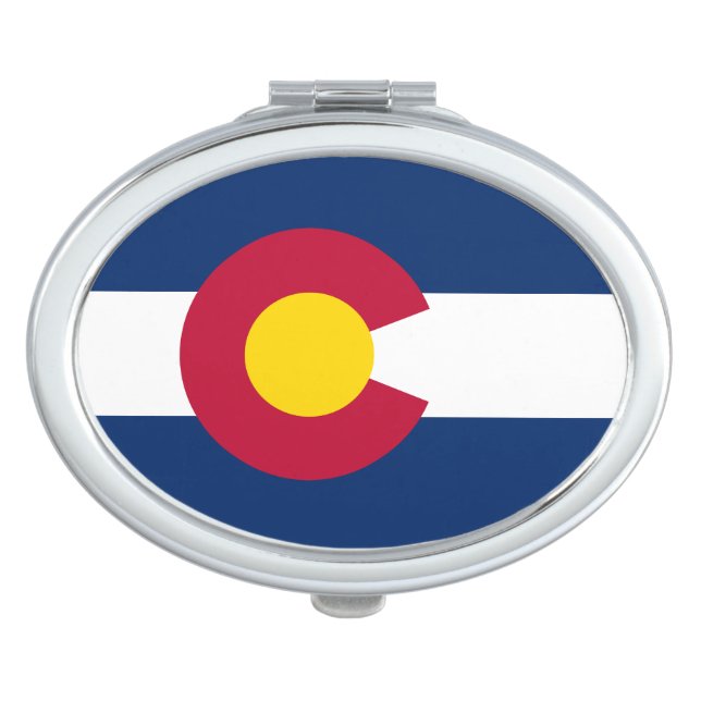 Colorado State Flag Compact Mirror (Front)