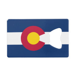 Colorado State Flag Credit Card Bottle Opener