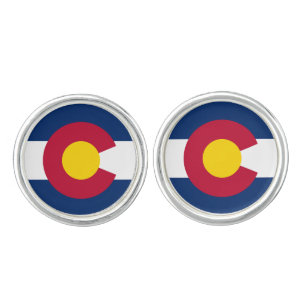 Colorado State Flag Cufflinks