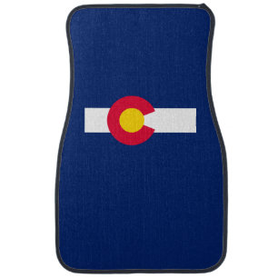 Colorado State Flag Design Car Floor Mat