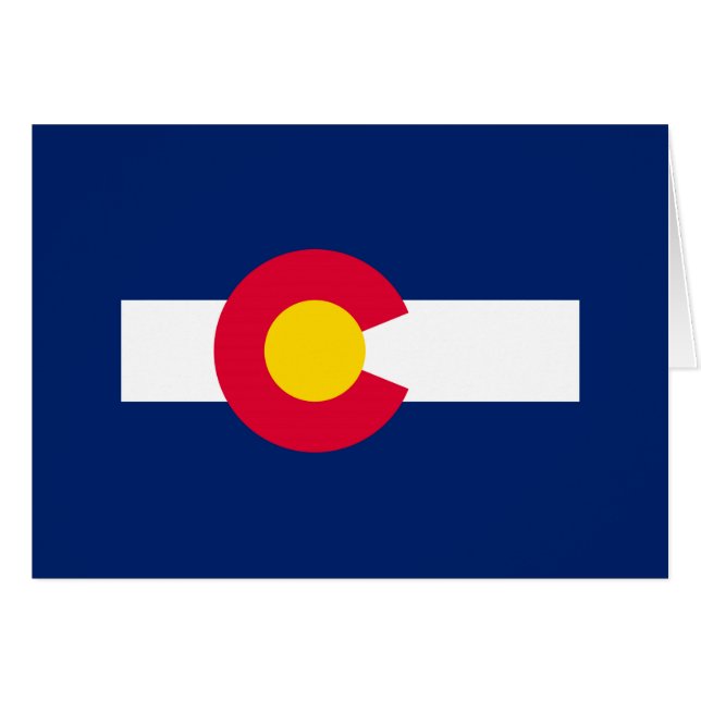 Colorado State Flag Design Cards (Front Horizontal)