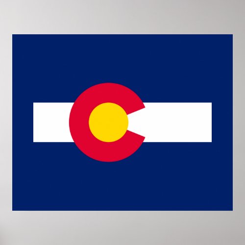 Colorado State Flag Design Decor