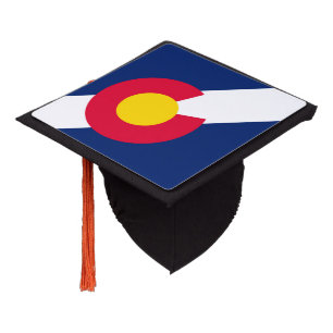 Colorado State Flag Design Graduation Cap Topper
